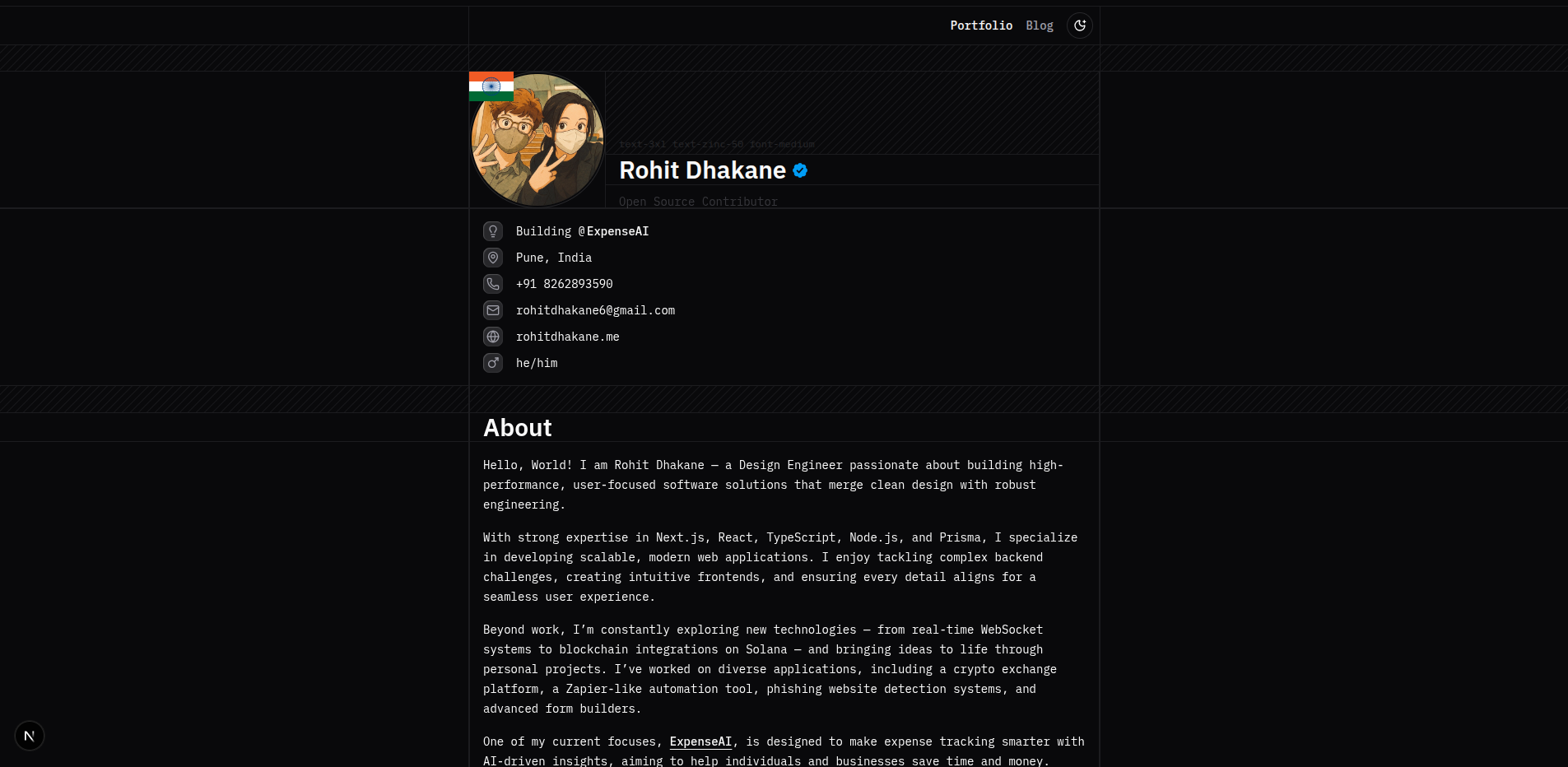 Welcome to rohitdhakane.me